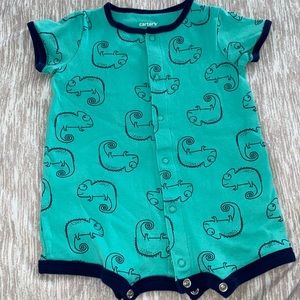 Carter’s One Piece Iguana Romper 6M